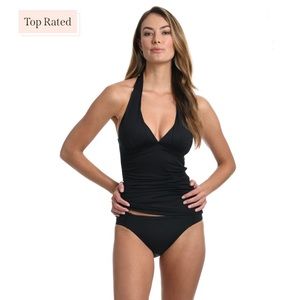 La Blanca Halter Tankini Top